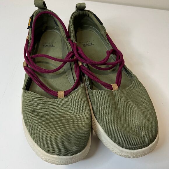 Teva Women’s VOYA Infinity Mary Jane Flat Sandals size 6 - Picture 2 of 6